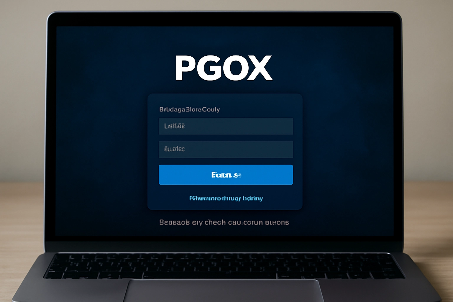 Não Perca tempo, o rRgistro na site PGOX